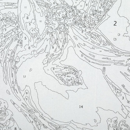 Étui en carton avec numéro 28,5*20 cm pour le modèle AP dans le cadre 48 pouces
