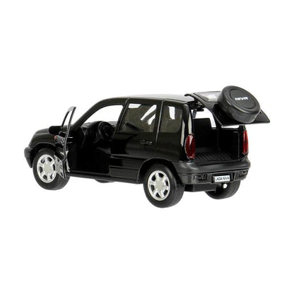 Machine en métal LADA NIVA pour 12 cm, double, bagage, acier, noir, cor. Parc technologique dans le cor.2*36шт