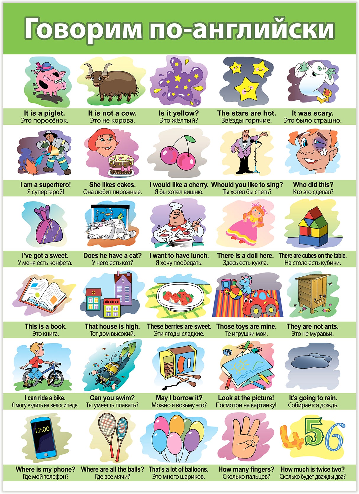 4024 Комплект плакатов. Английский язык