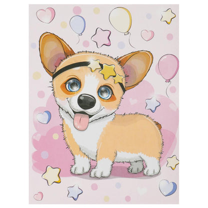 Аппликация песком 17*23 см корги МУЛЬТИ АРТ в кор.100шт