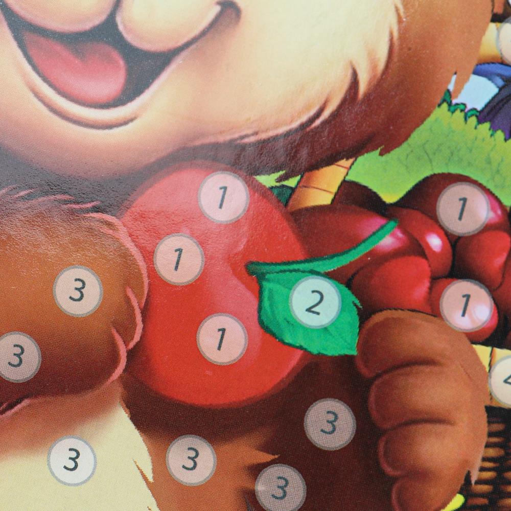 Аппликация Со стразами 15*21 см медвежонок МУЛЬТИ АРТ в кор.100шт