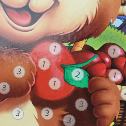 Аппликация Со стразами 15*21 см медвежонок МУЛЬТИ АРТ в кор.100шт