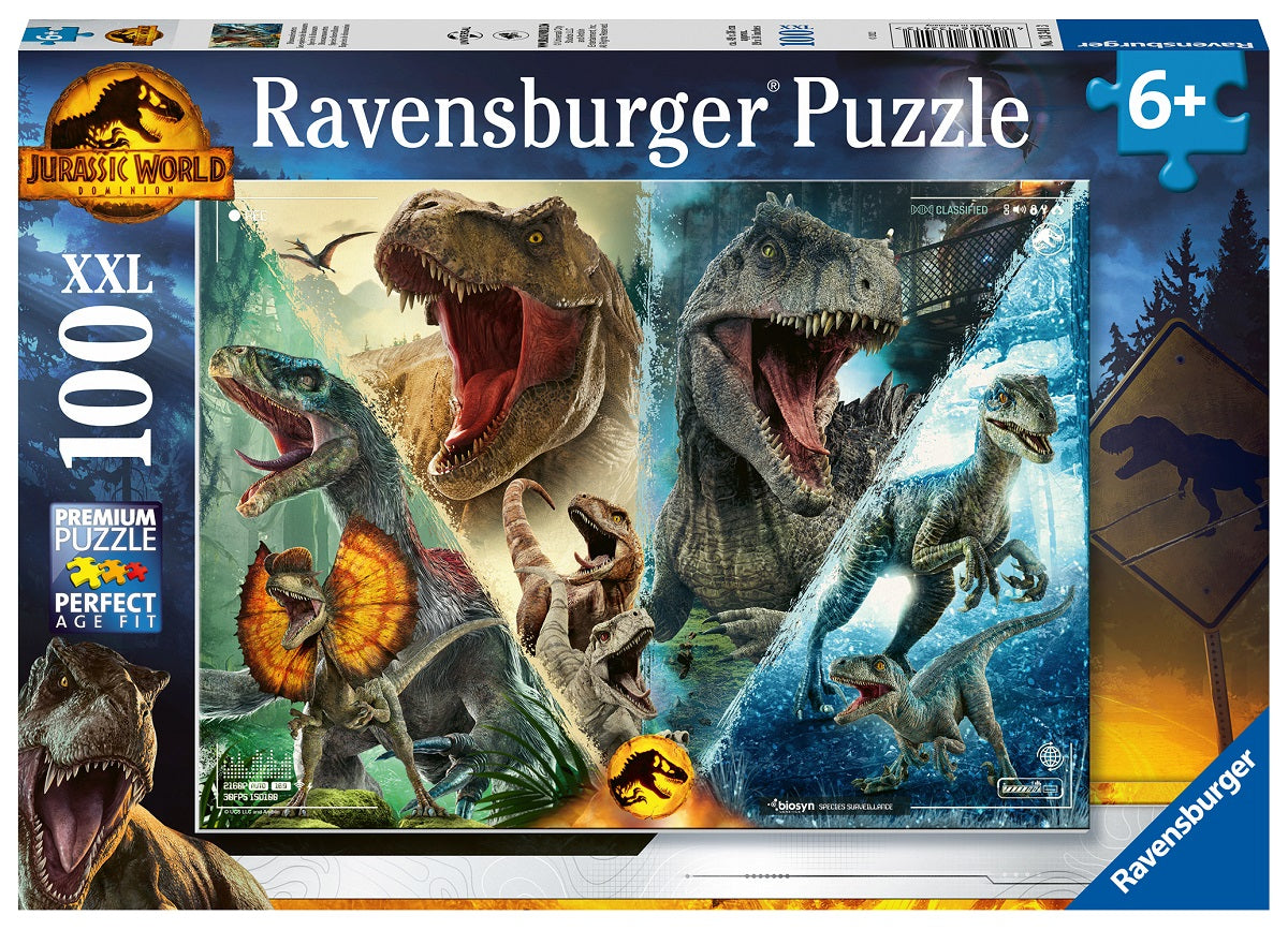 Ravensburger. Пазл карт. 100 арт.13341 "Парк Юрского периода"