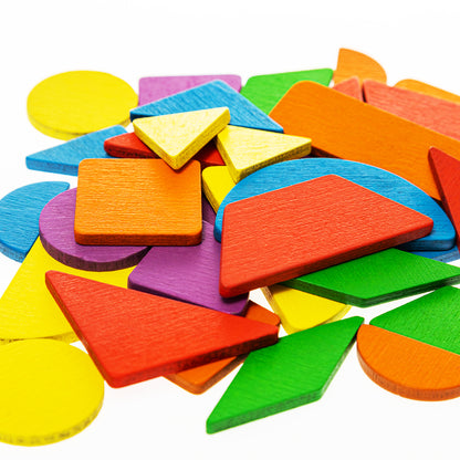 Jouets en bois pour bébé, 18 cartes, 35 pièces
