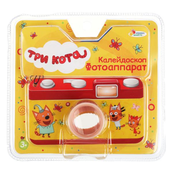 Калейдоскоп Три Кота блист.15*14*1см ИГРАЕМ ВМЕСТЕ в кор.2*48шт