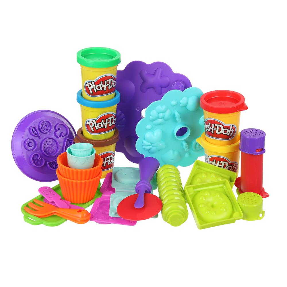 Набор для лепки сочками формы кекс башня 26*22 MultiArt в кор.2*24шт