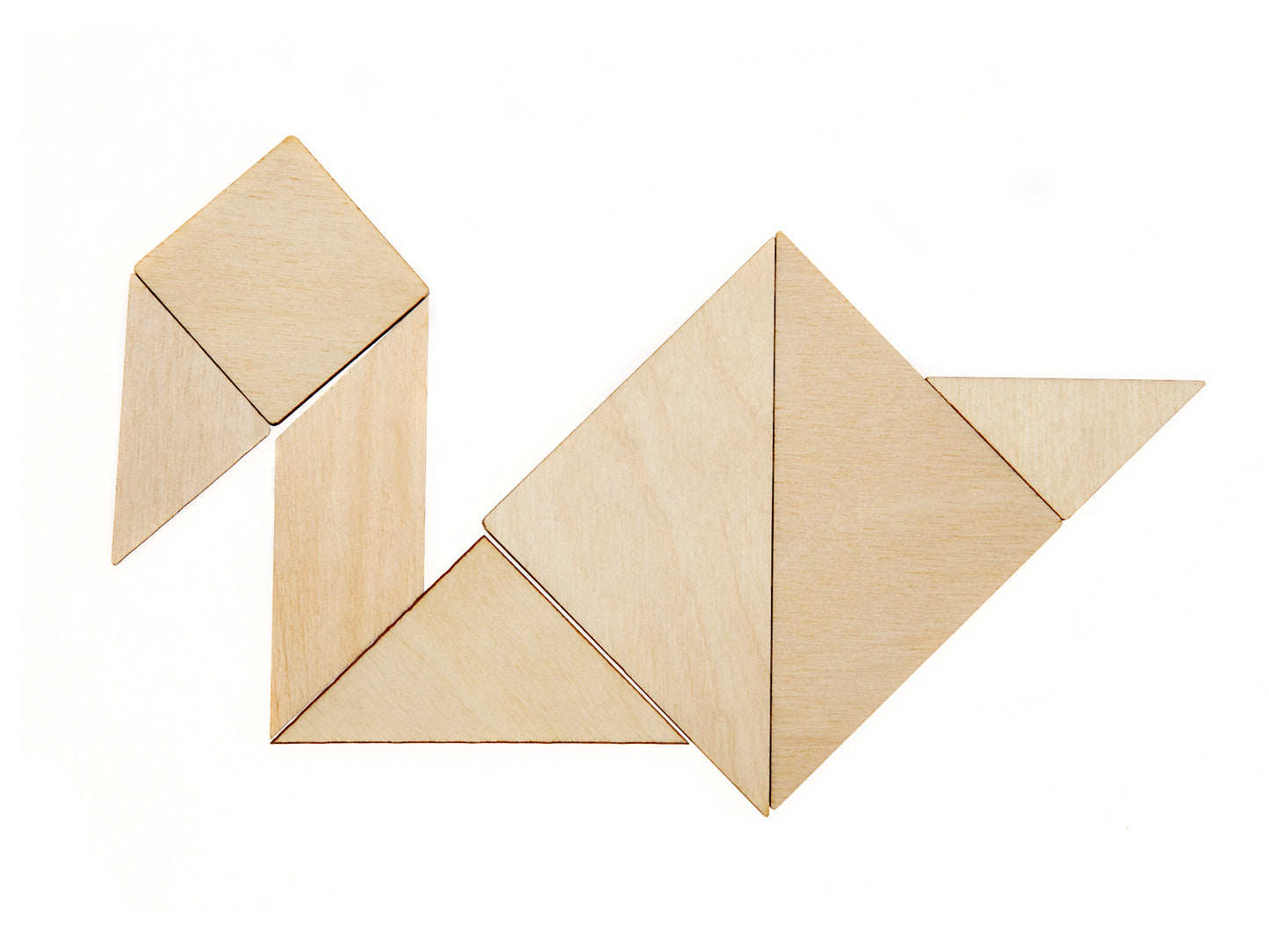 Игра-головоломка деревянная "Танграм" (большая)