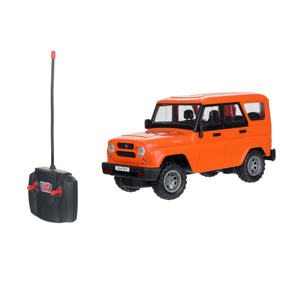 Машина ру UAZ HUNTER, свет, 30 см, оранжевый, кор Технопарк в кор.24шт