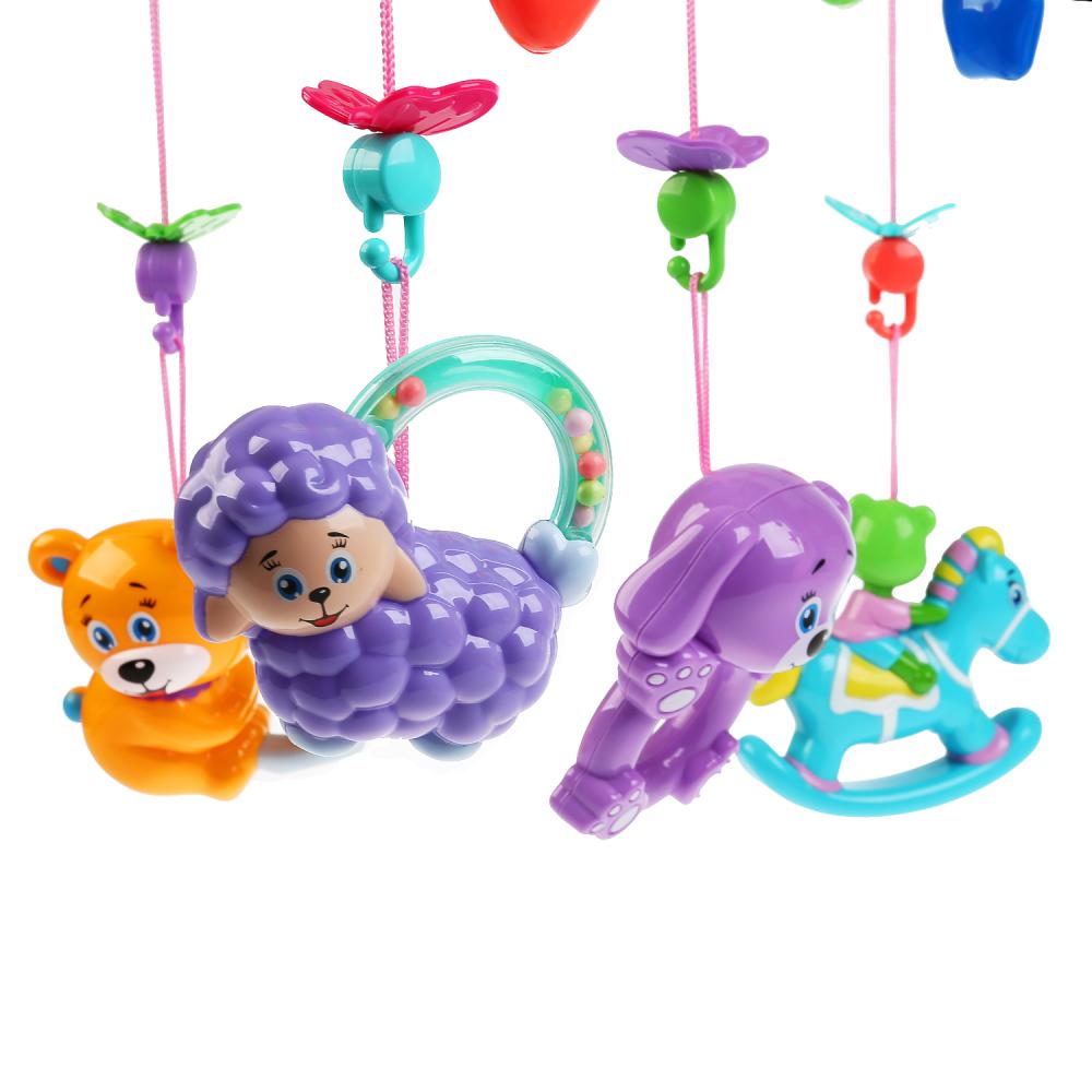 Музыкальная карусель на кроватку (колыбельные, звуки природы и сказки) в кор. Умка в кор.2*9шт