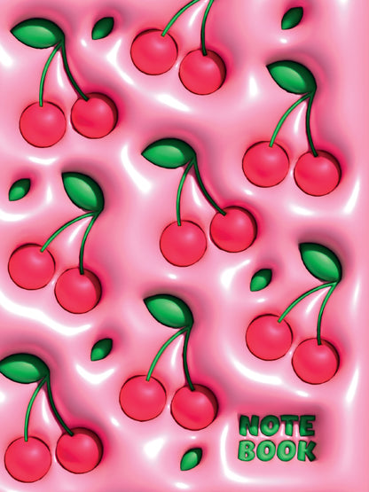 MyArt. БЛОКНОТ в клетку 3D. Вишенки