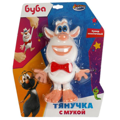 Игрушка антистресс тянучка БУБА буба с мукой в блистере ИГРАЕМ ВМЕСТЕ в кор.24шт
