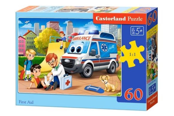 Castorland. Пазл 60 MIDI арт.B-066193 "Первая помощь"