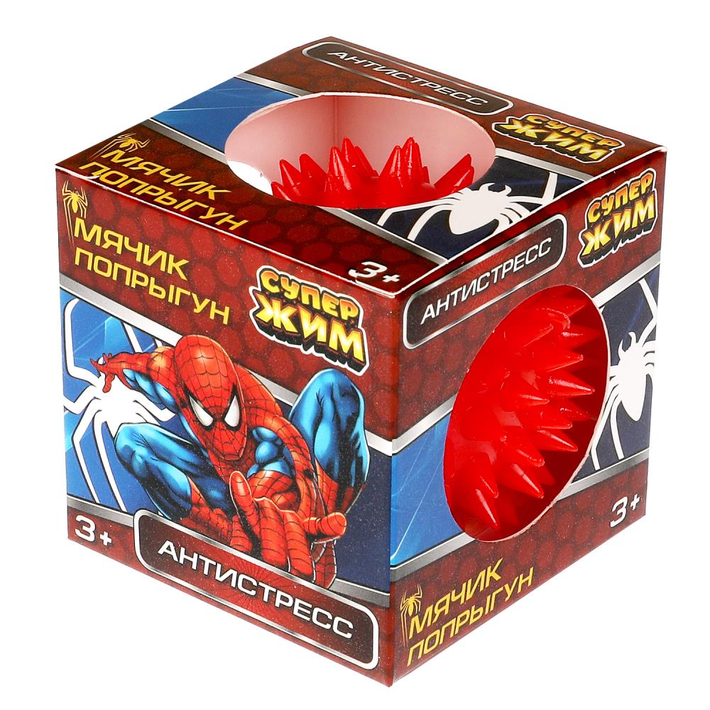 Игрушка мялка мяч-попрыгун 6см,цвета в сборе,светильник 12шт Супер Жим уп-12шт в кор.12уп