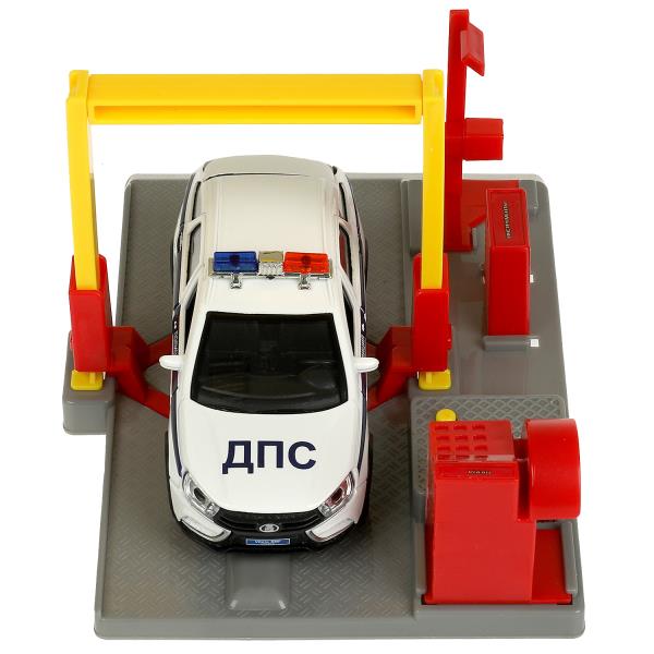 Игрушка пластик свет-звук автосервис 21 см,vestacross-12pol-wh , красн, кор. Технопарк в кор.2*30шт