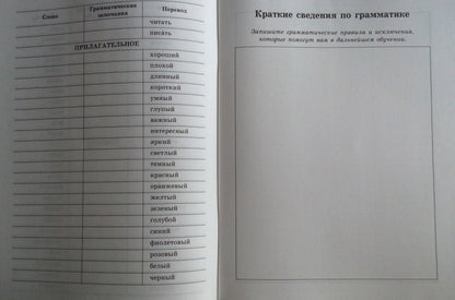 Тетрадь для записи иностранных слов. (Кошачий пир)