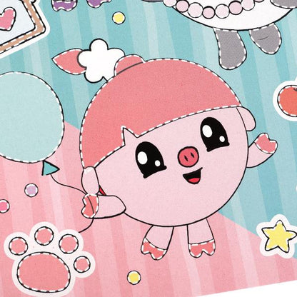 Аппликация объёмная из эва 17*23 см Малышарики МУЛЬТИ АРТ в кор.100шт