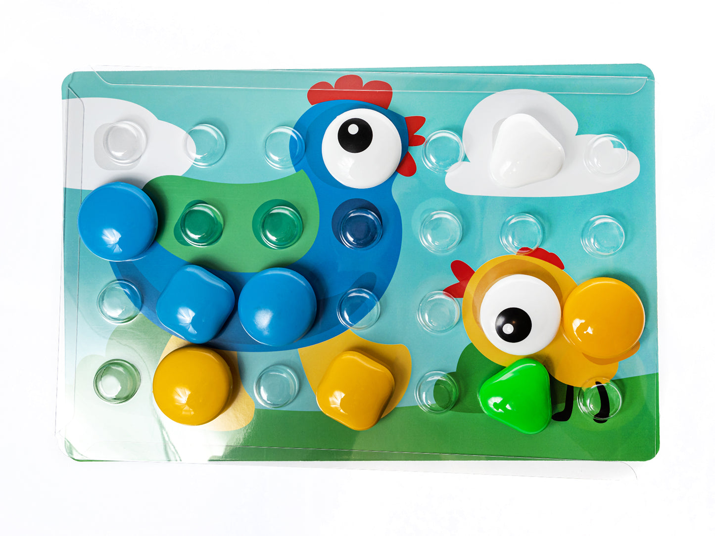 Мозаика для самых маленьких Baby Toys "Черепашка" d 40/5 цв (32 эл) nev кор