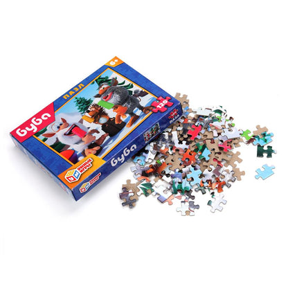 Буба. Пазлы классические в коробке. 120 деталей. 180х130х25 мм. Умные игры в уп.8шт в кор.8уп