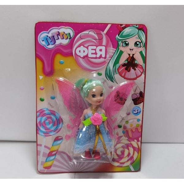 Кукла-фея 10см с крыльями, на блистере Тутти в кор.2*288шт