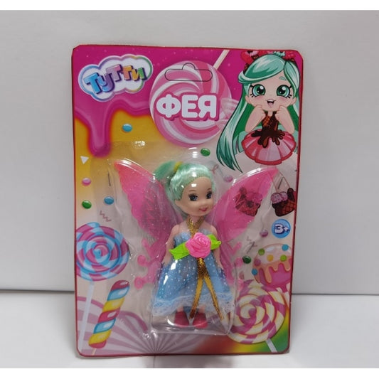 Кукла-фея 10см с крыльями, на блистере Тутти в кор.2*288шт