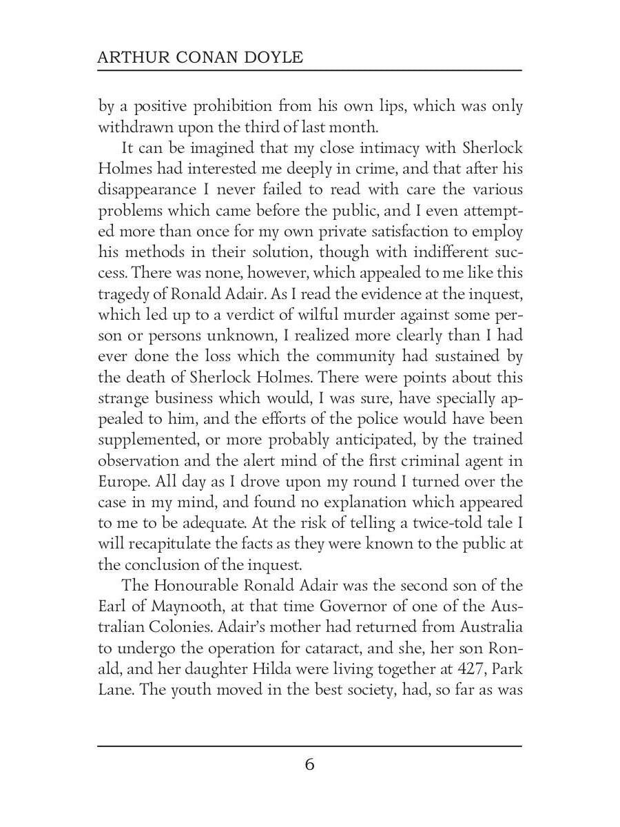 The Return of Sherlock Holmes