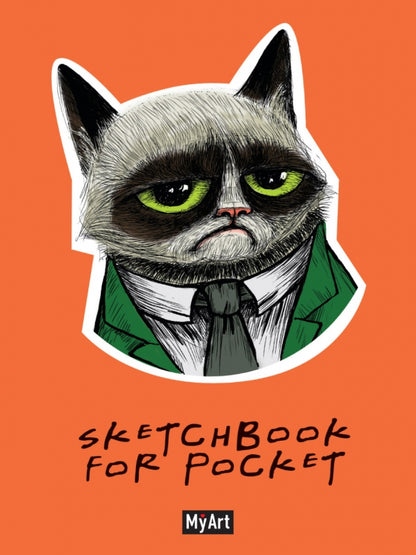 MyArt. Sketchbook for Pocket. Грустный котик