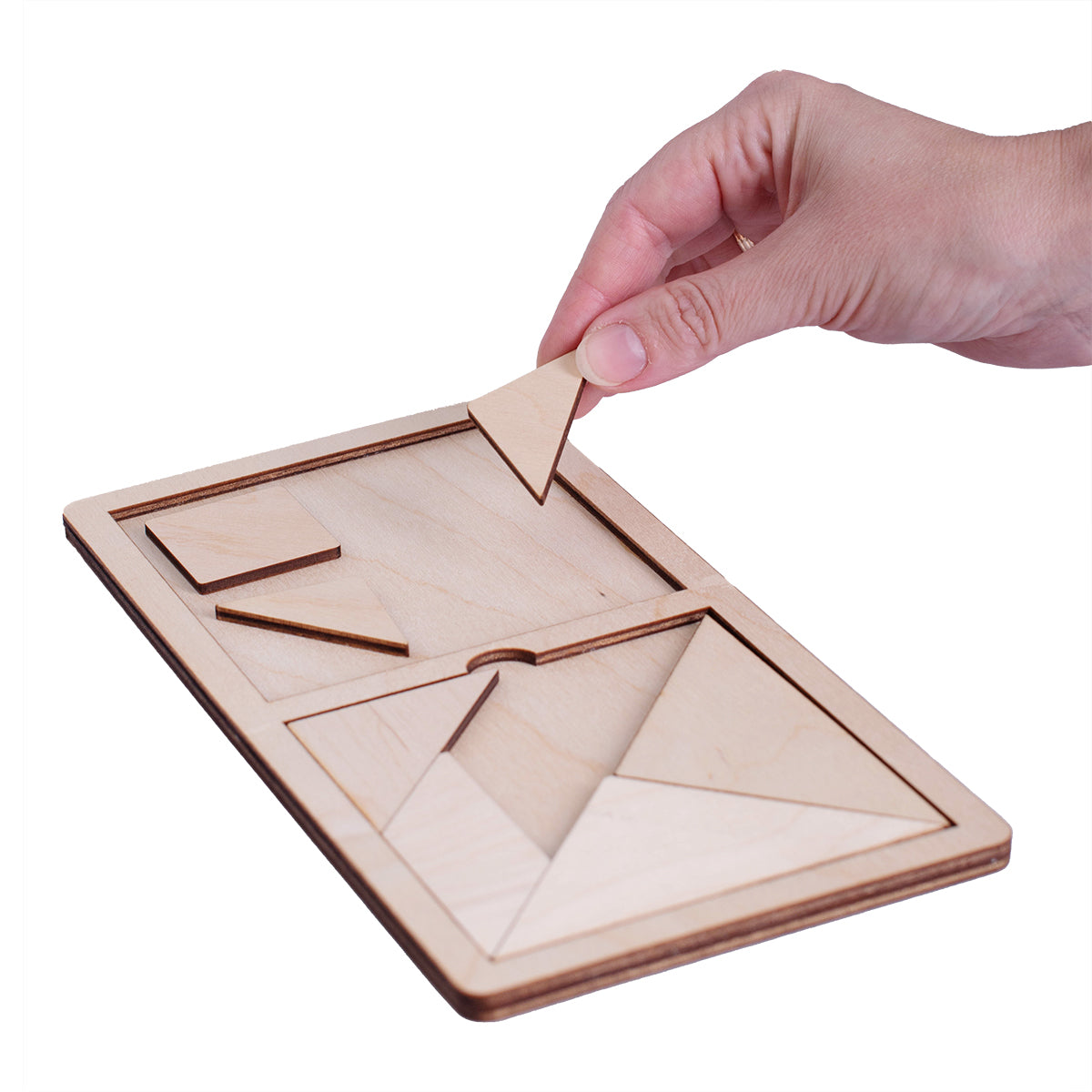 Игра-головоломка деревянная "Танграм" (большая)