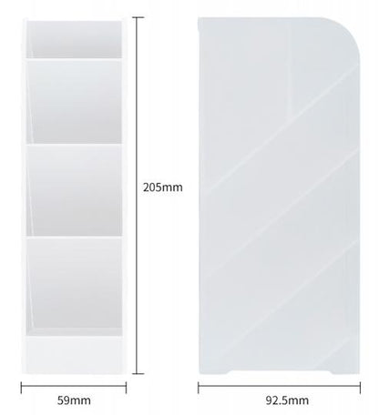 Подставка д/пиш.принад. 5отд белая, 8932White