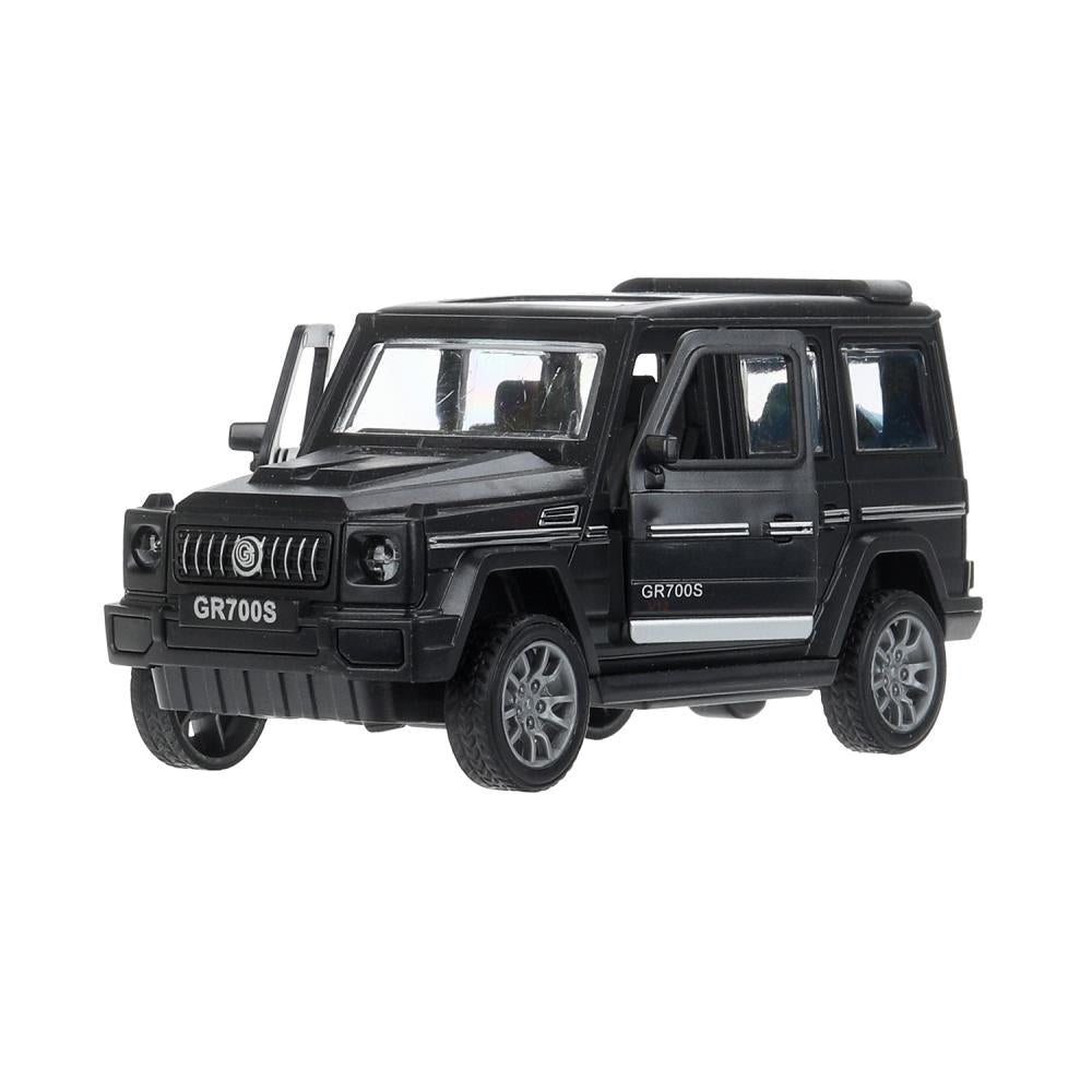 Машина пластиковая MERCEDES-BENZ G-CLASS 12 см, инерц, черный, кор. Технопарк в кор.2*120шт
