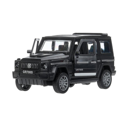 Машина пластиковая MERCEDES-BENZ G-CLASS 12 см, инерц, черный, кор. Технопарк в кор.2*120шт