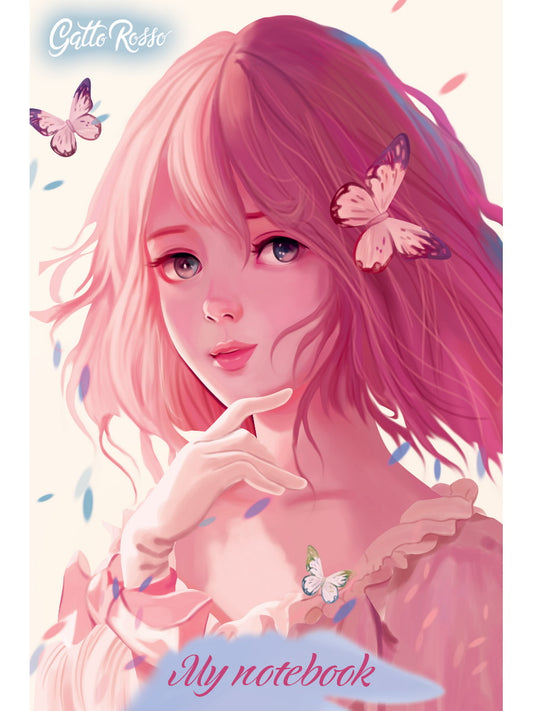 Gatto Rosso. Блокнот в клетку My notebook. НЕЖНОСТЬ