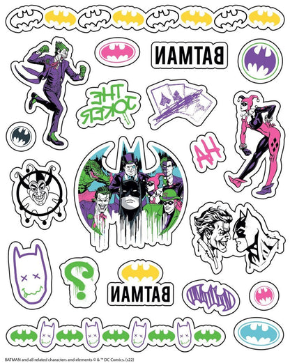 ND Play. Переводные татуировки светящиеся "Бэтмен" 3 листа, диз. 1 арт.302810