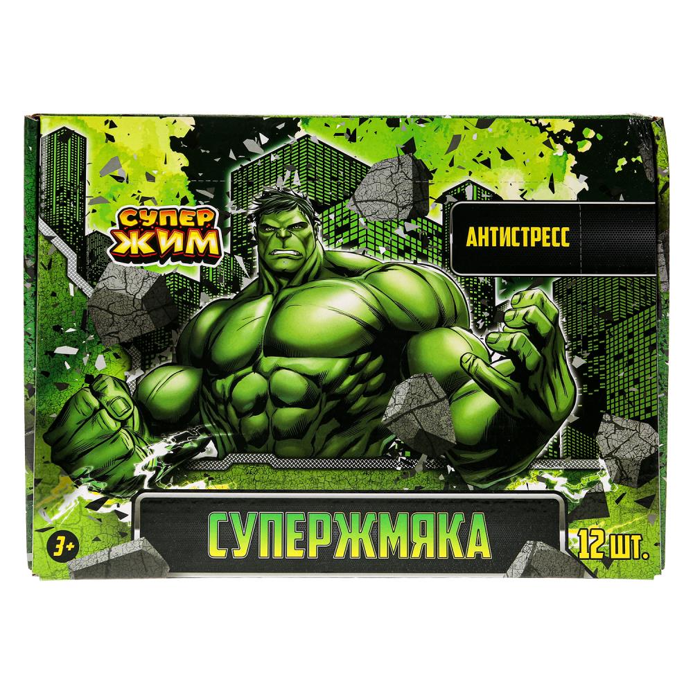 Игрушка жмяка мяч в сетке 6см, цвет в сборе, свет 12шт Супер Жим уп-12шт в кор.6уп