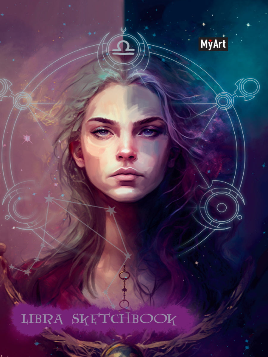 MyArt. СКЕТЧБУК "ЗНАКИ ЗОДИАКА" ВЕСЫ