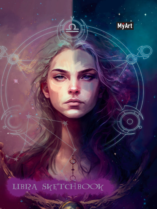 MyArt. СКЕТЧБУК "ЗНАКИ ЗОДИАКА" ВЕСЫ