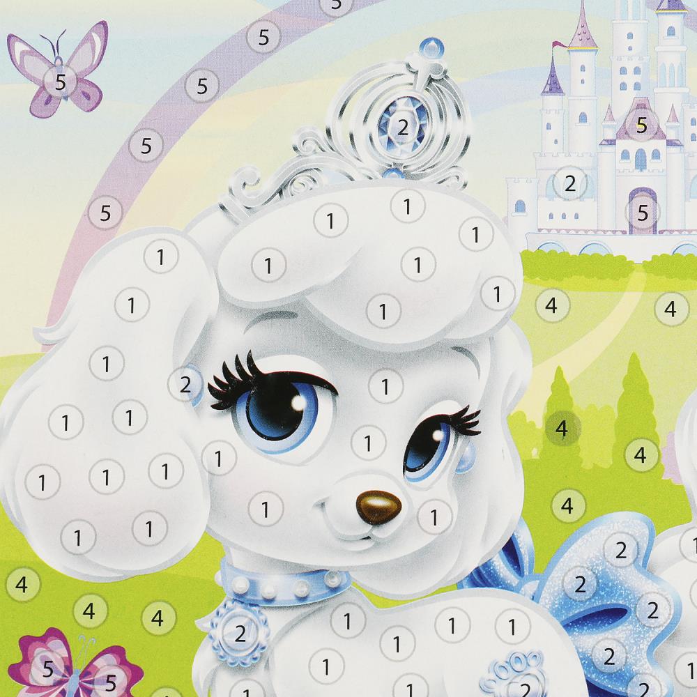 Аппликация стразами в пакете 15*21 см питомцы МУЛЬТИ АРТ в кор.100шт