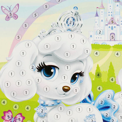 Аппликация стразами в пакете 15*21 см питомцы МУЛЬТИ АРТ в кор.100шт