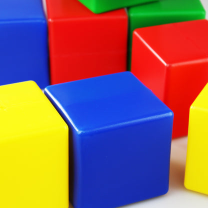 Набор кубиков из вытяжной пластмассы 12 элементов (8 см)