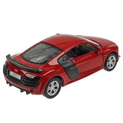 Технопарк. Модель "Audi R8 GT" металл 11,4 см, двери, инерция, красная кор. арт.67333
