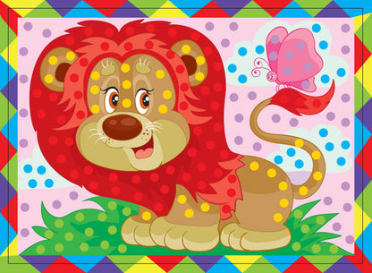 Набор для творчества. Рисунок из страз "Львенок и бабочка"