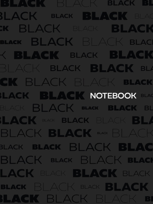 MyArt. БЛОКНОТ в линию Total Black. Black 3