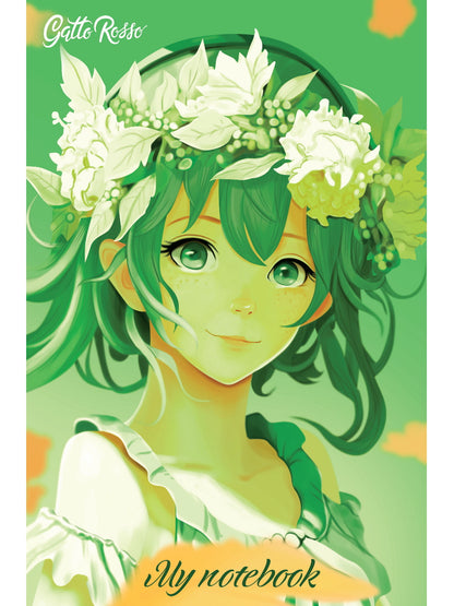 Gatto Rosso. Блокнот в клетку My notebook. НЕВИННОСТЬ