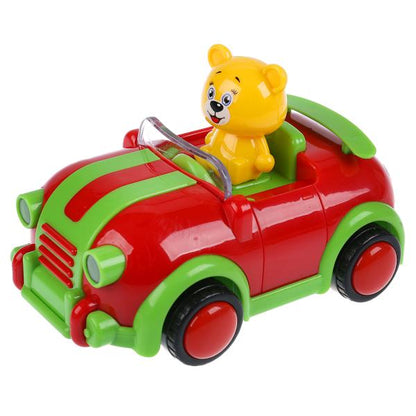 B1724009-R Моя первая машинка ДРУЖИНИНА 30 песен,фраз,звуков.моторчик,свет.кор.бат, Умка в кор.2*24ш