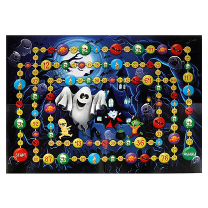 Игра-ходилка "Дом привидений". Настольная игра-ходилка. 217х330х27 мм Умные игры в кор.20шт