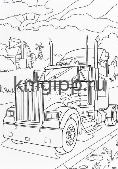 РАСКРАСКА А4 эконом. В ГОРОДЕ МАШИН