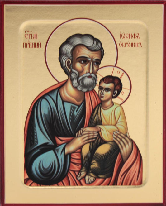 Икона Иосифа Обручника, праведного (на дереве): 125 х 160