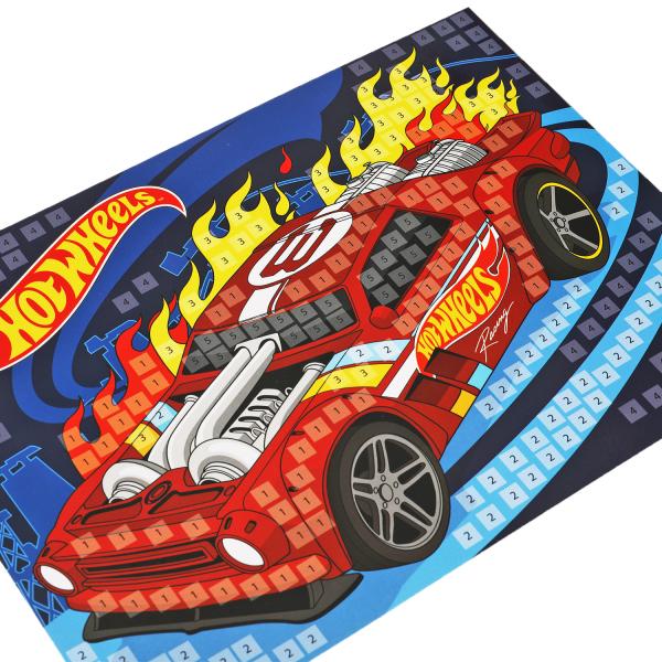 Набор д/детского тв-ва ХОТ ВИЛС аппликация мягкая мозаика (17х23 см) МУЛЬТИ АРТ в кор.100шт