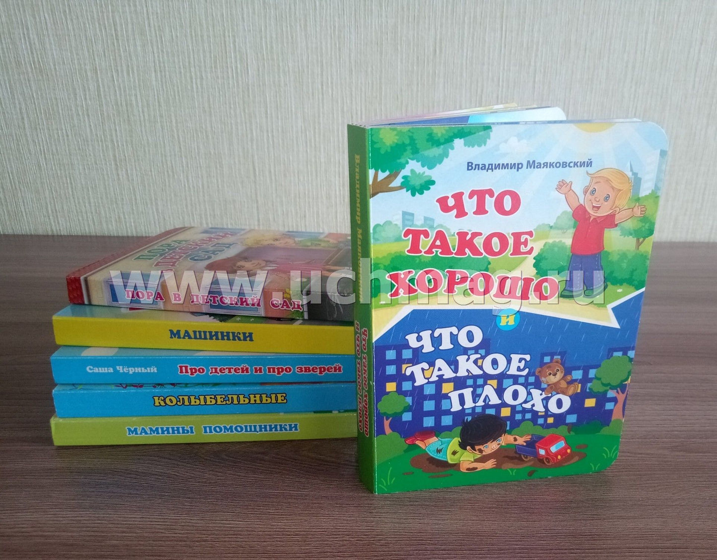 Что такое хорошо и что такое плохо. Владимир Маяковский. Литературно-художественное издание для чтения родителями детям. 12 стр. (Картон, 108*150мм)