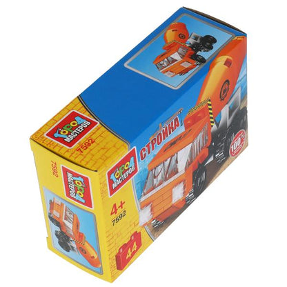 Конструктор БЕТОНОМЕШАЛКА, 44 дет. Город мастеров в кор.80шт