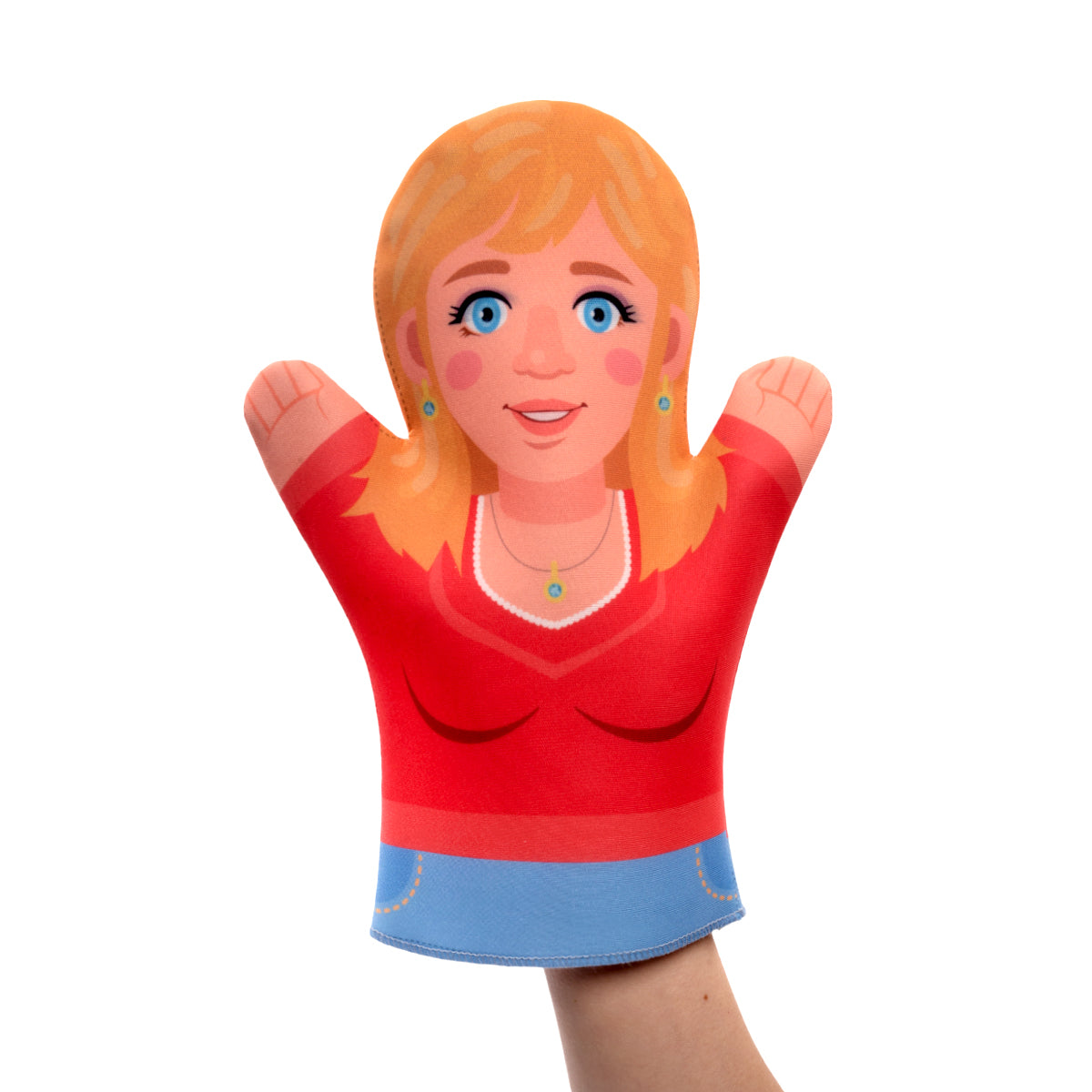 Théâtre domestique. Кукла-перчатка "Мама Люда"